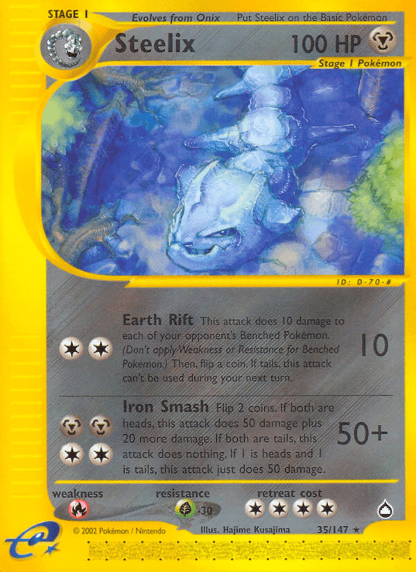 Steelix printed card