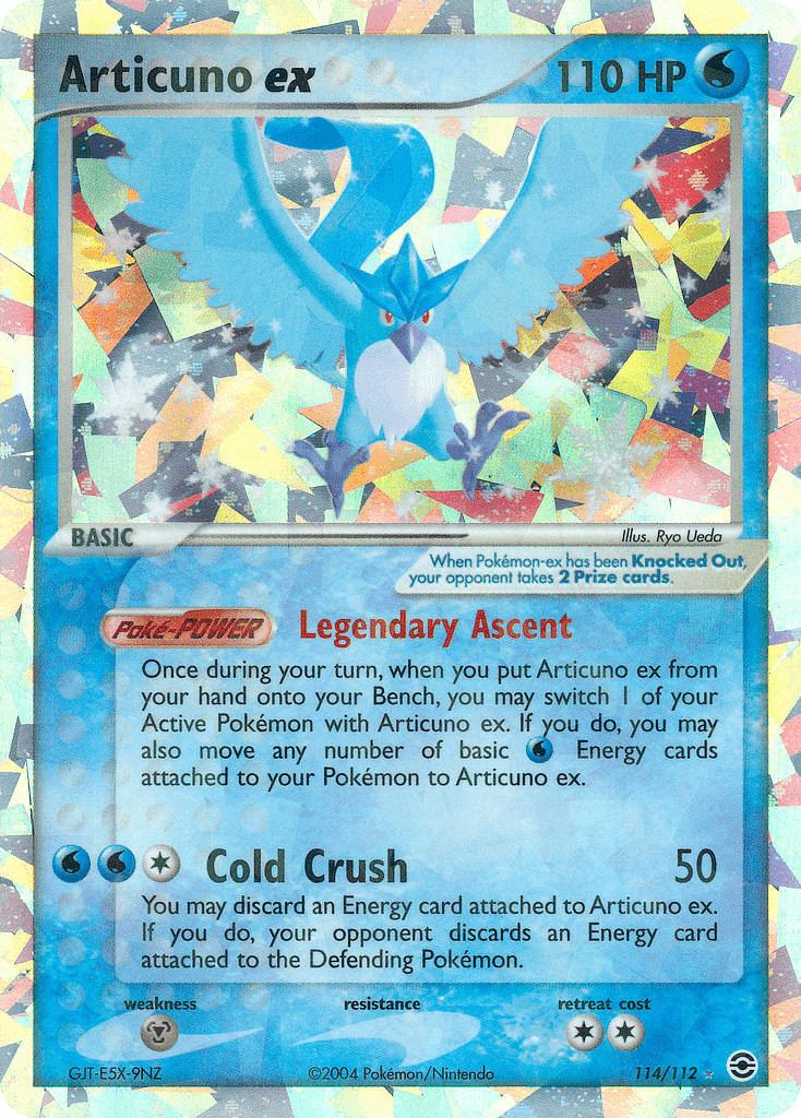 Articuno ex printed card