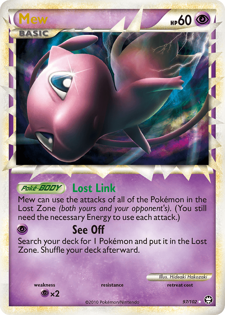 Mew printed card