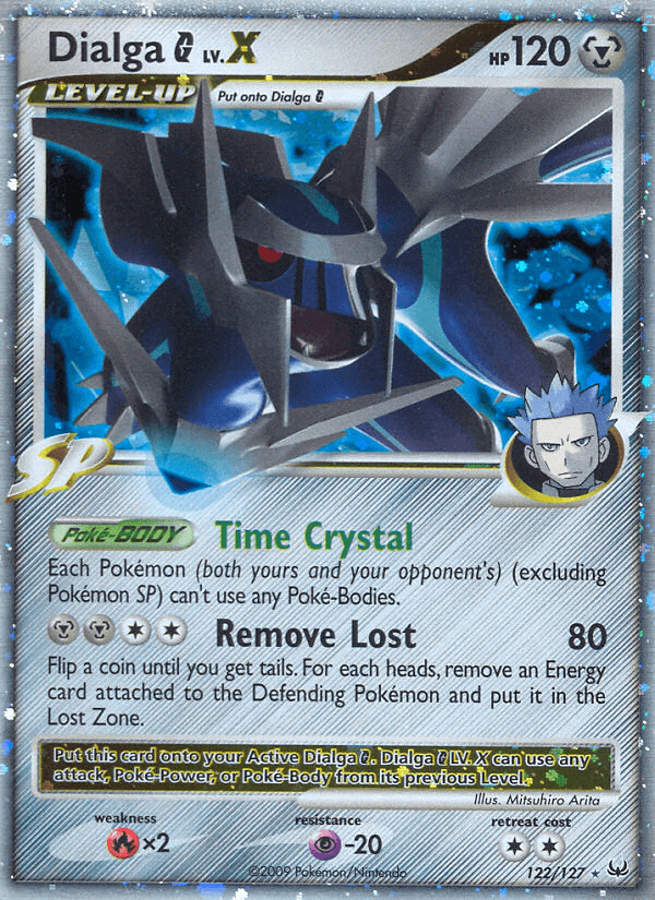 Dialga G LV.X printed card