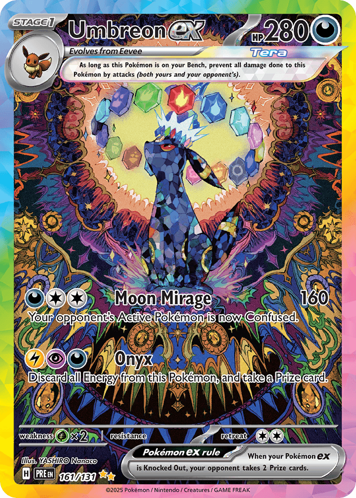 Umbreon ex printed card