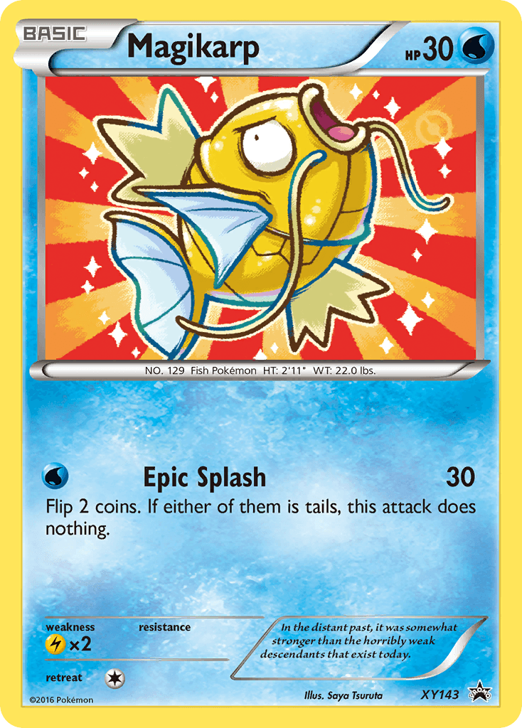 Magikarp printed card